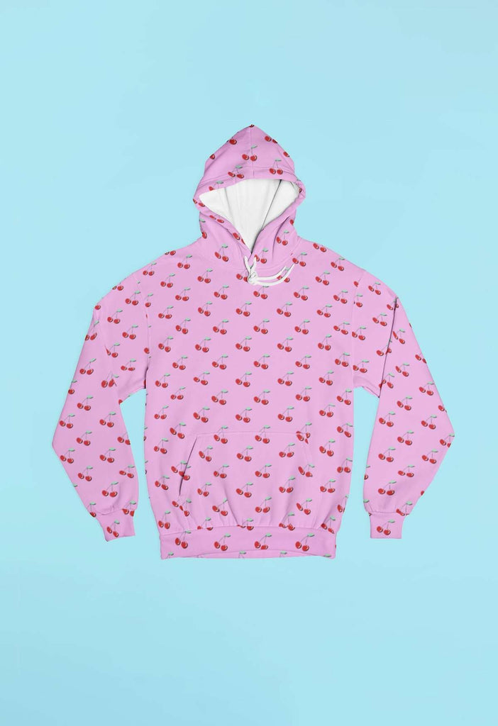 Cherry Print Hoodie - HAYLEY ELSAESSER 