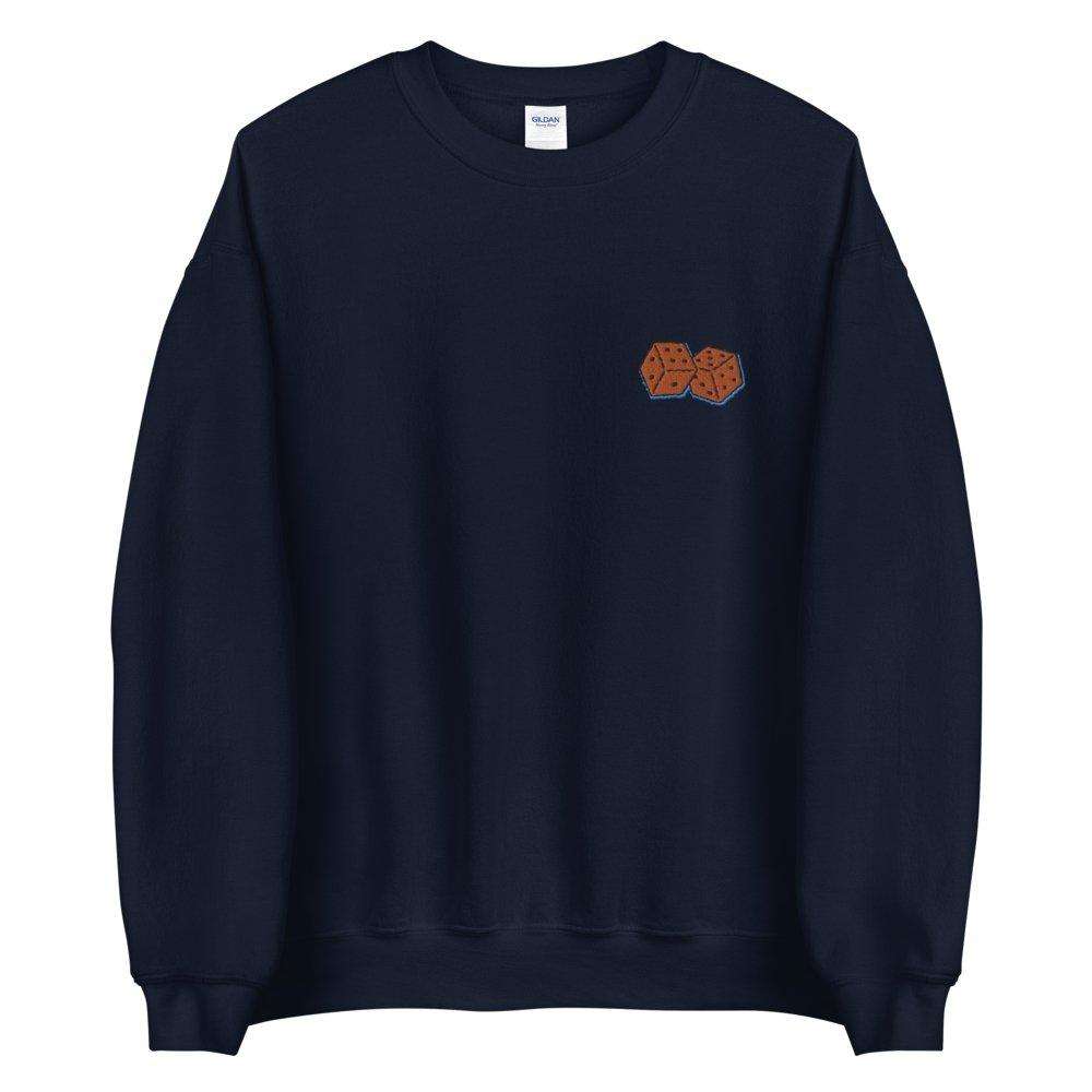 Dice Embroidered Crewneck Sweatshirt - HAYLEY ELSAESSER 