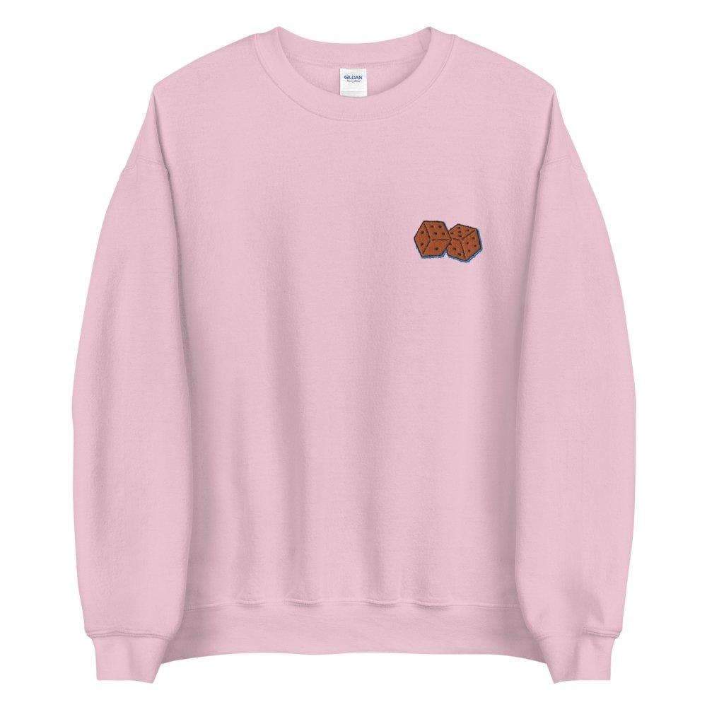 Dice Embroidered Crewneck Sweatshirt - HAYLEY ELSAESSER 