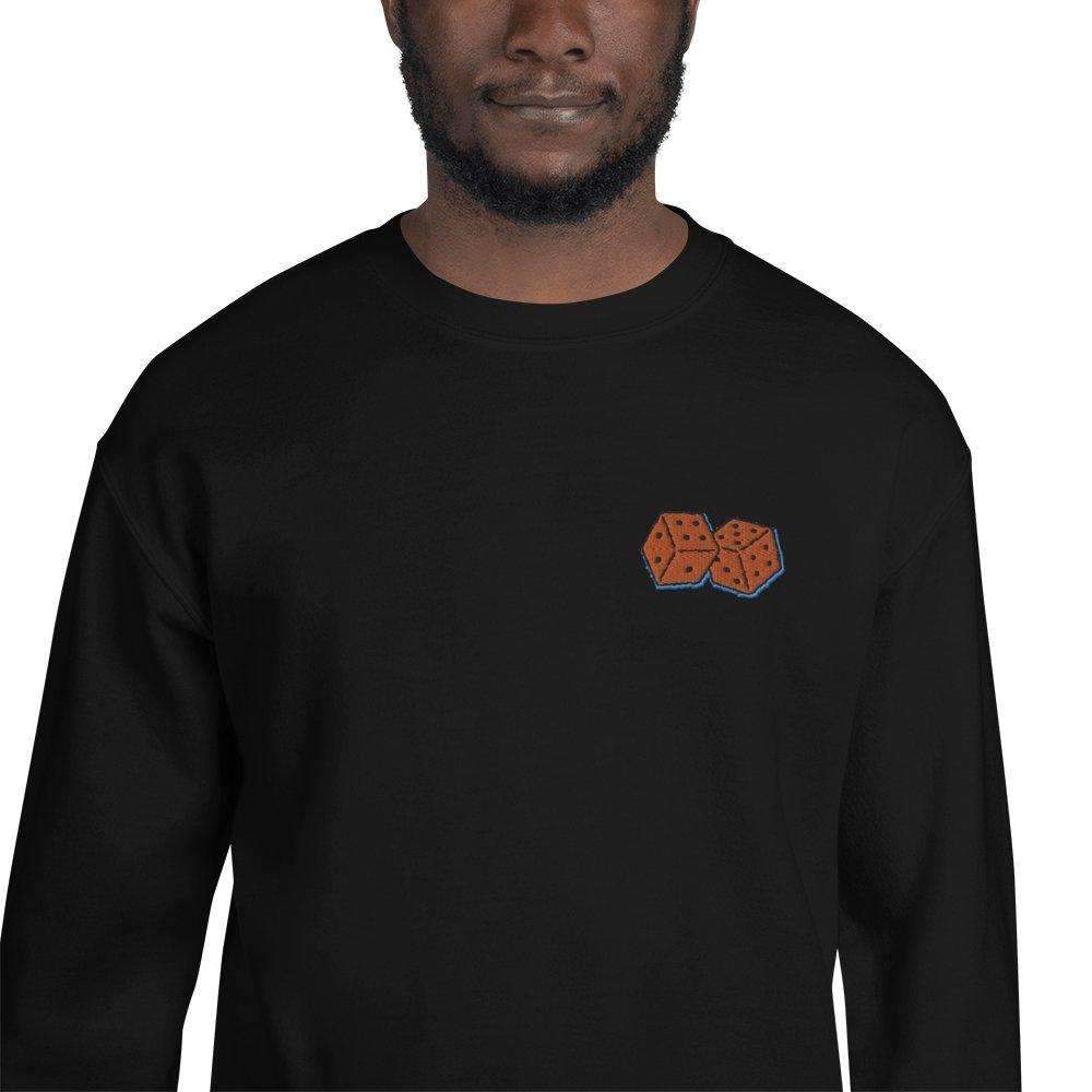 Dice Embroidered Crewneck Sweatshirt - HAYLEY ELSAESSER 