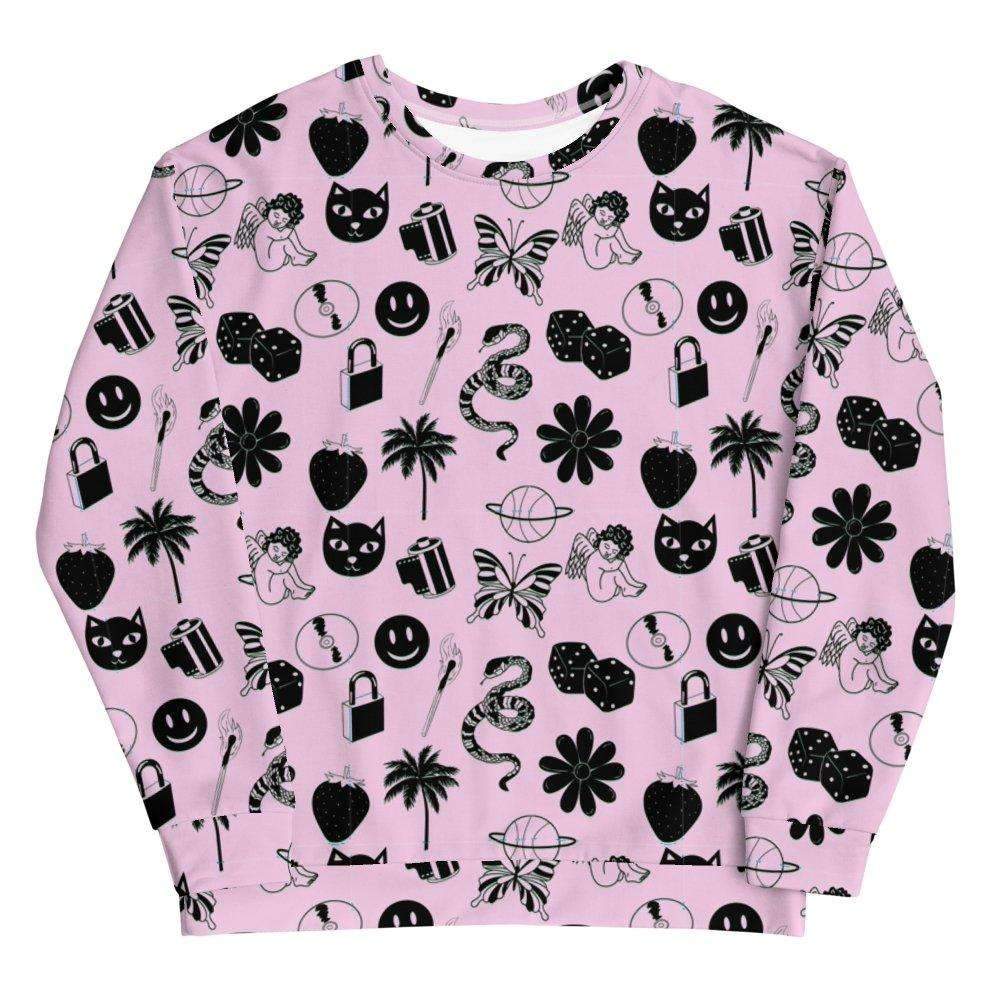 Doodle Print Crewneck - HAYLEY ELSAESSER 