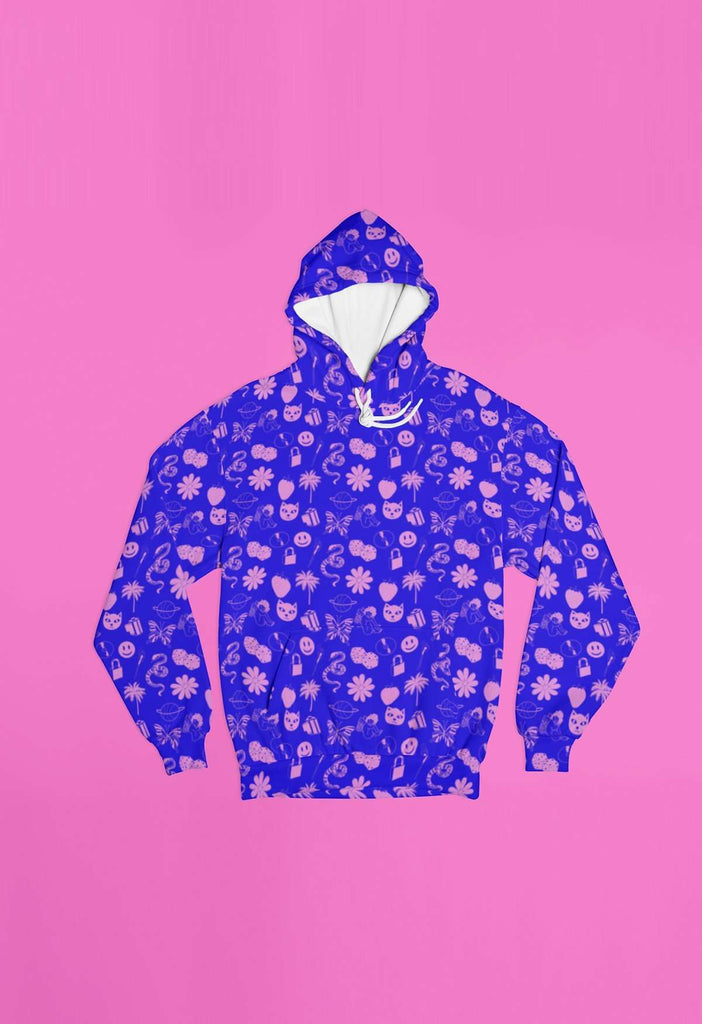 Doodle Print Hoodie - HAYLEY ELSAESSER 