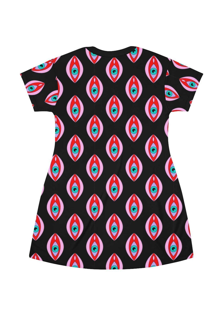 Eyegina Print Tee Mini Dress - HAYLEY ELSAESSER 