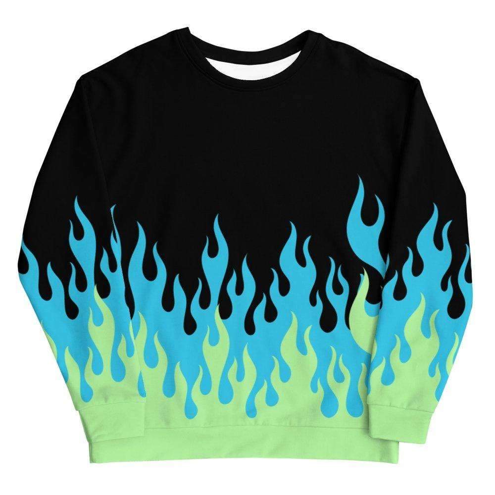 Flame Print Crewneck - HAYLEY ELSAESSER 