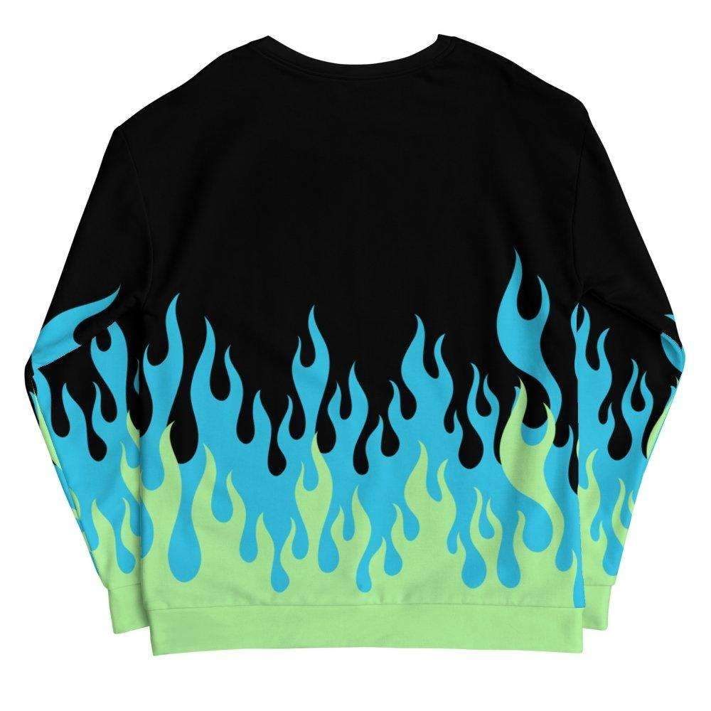 Flame Print Crewneck - HAYLEY ELSAESSER 