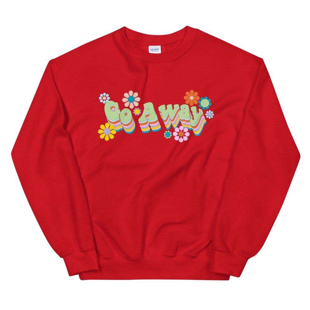 Go Away Crewneck Sweatshirt - HAYLEY ELSAESSER 