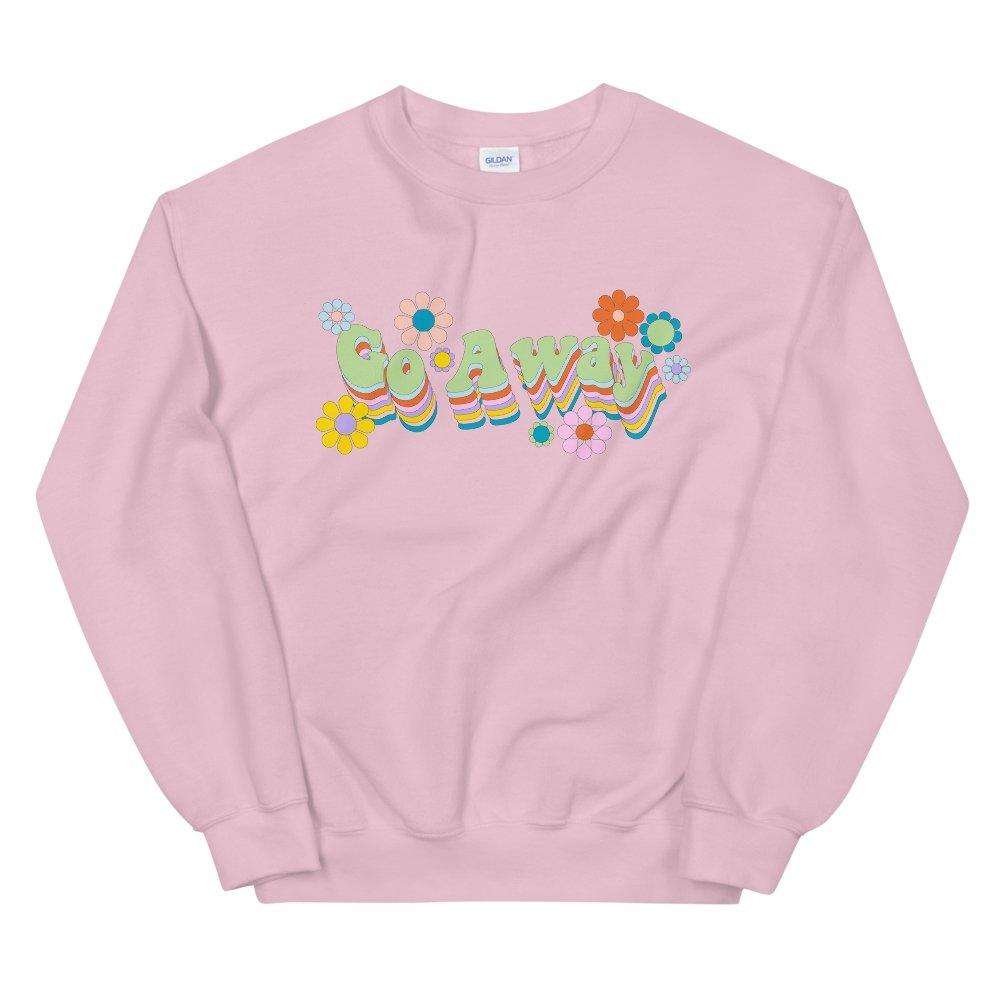 Go Away Crewneck Sweatshirt - HAYLEY ELSAESSER 