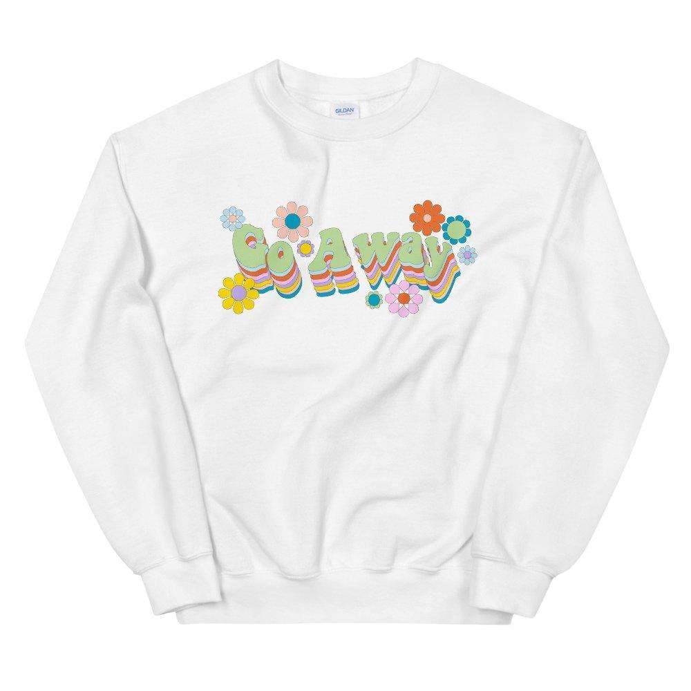 Go Away Crewneck Sweatshirt - HAYLEY ELSAESSER 