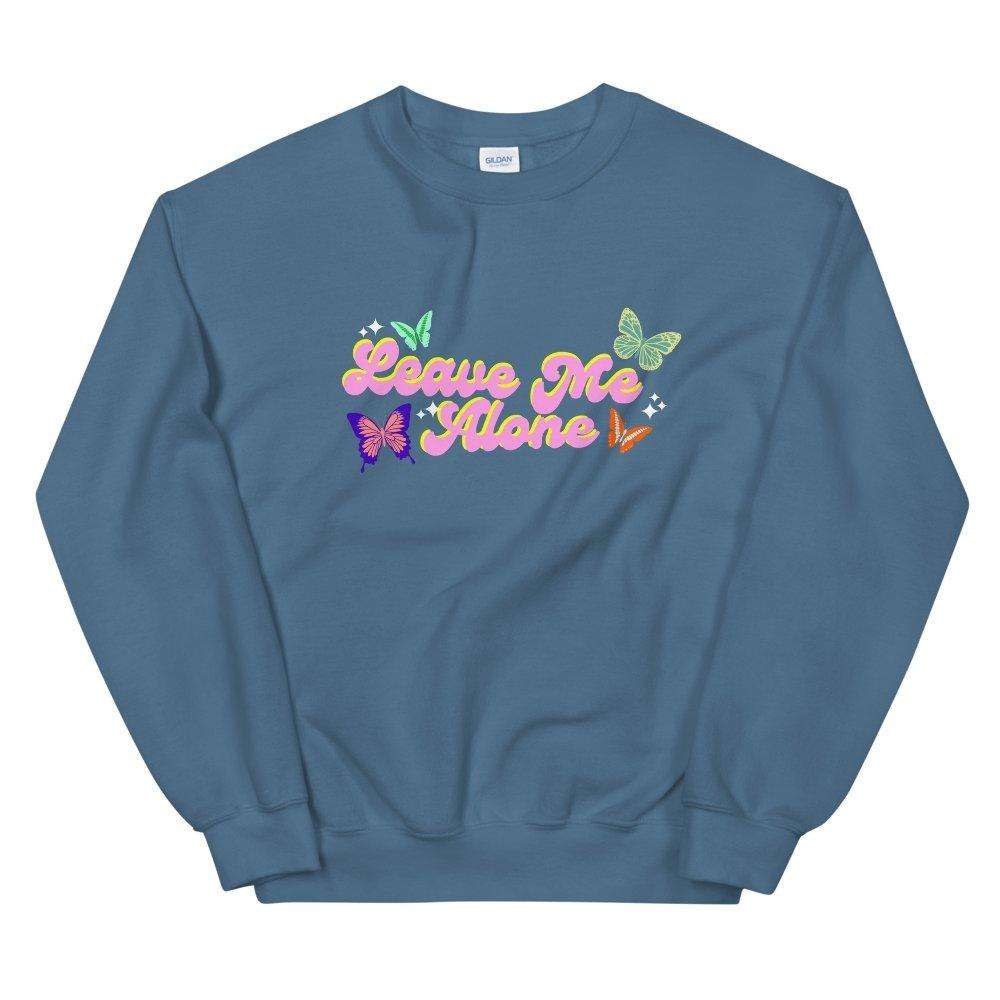 Leave Me Alone Crewneck Sweatshirt - HAYLEY ELSAESSER 