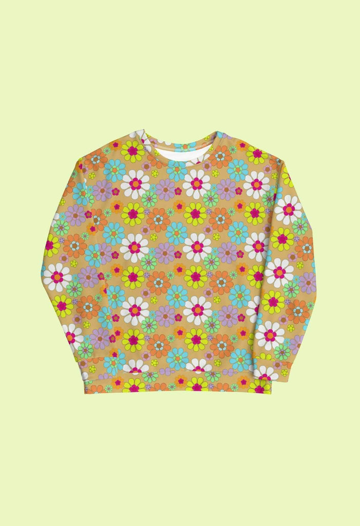 Retro Floral Crewneck - HAYLEY ELSAESSER 