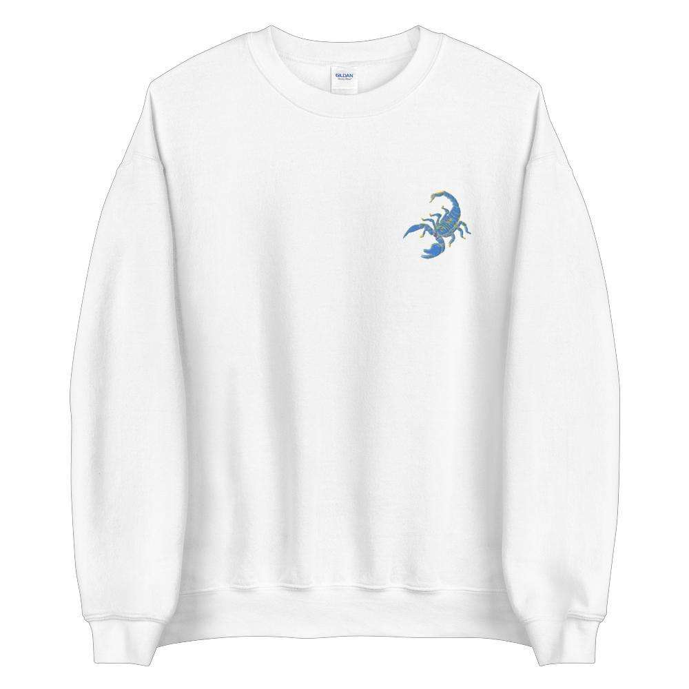 Scorpion Embroidered Crewneck Sweatshirt - HAYLEY ELSAESSER 