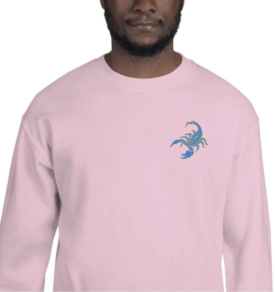 Scorpion Embroidered Crewneck Sweatshirt - HAYLEY ELSAESSER 