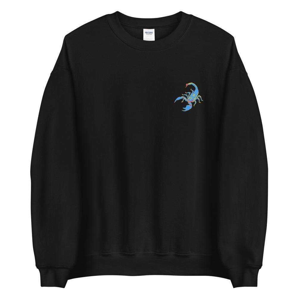 Scorpion Embroidered Crewneck Sweatshirt - HAYLEY ELSAESSER 