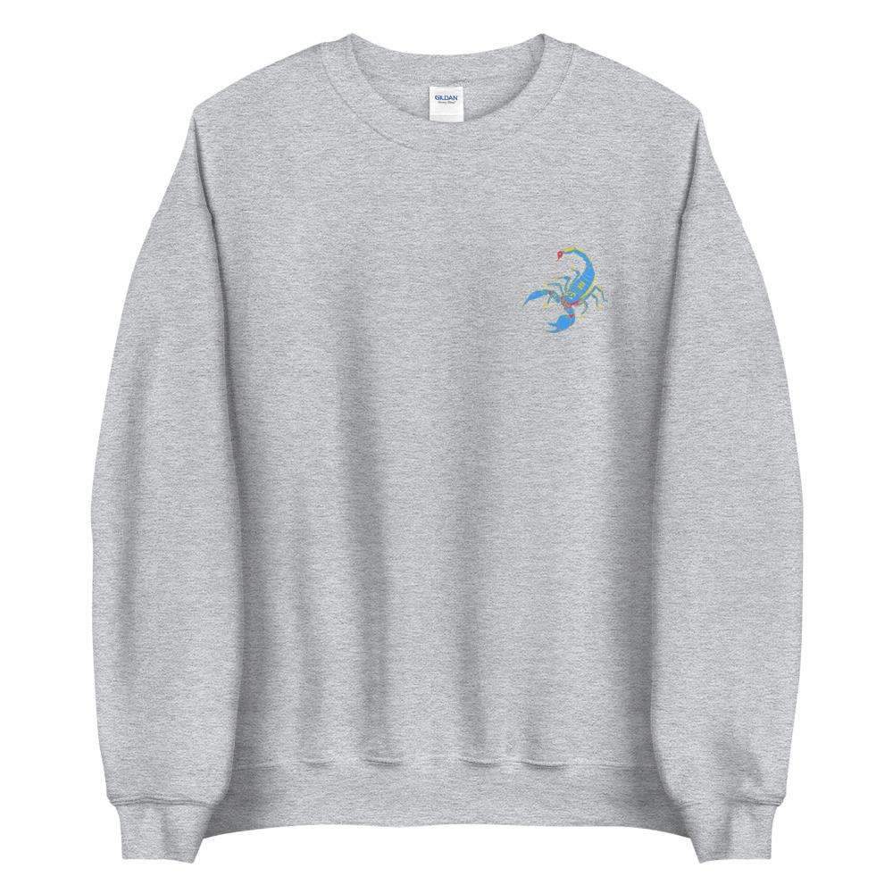 Scorpion Embroidered Crewneck Sweatshirt - HAYLEY ELSAESSER 