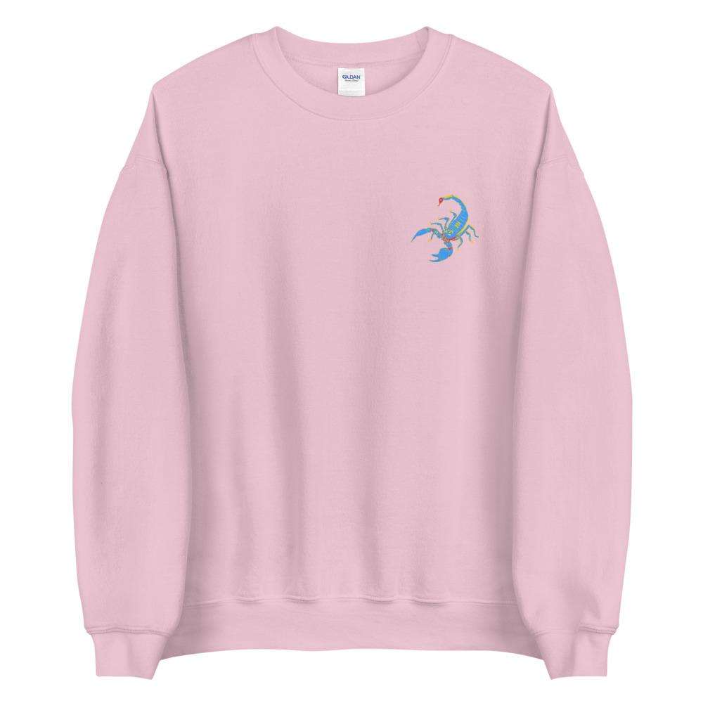 Scorpion Embroidered Crewneck Sweatshirt - HAYLEY ELSAESSER 