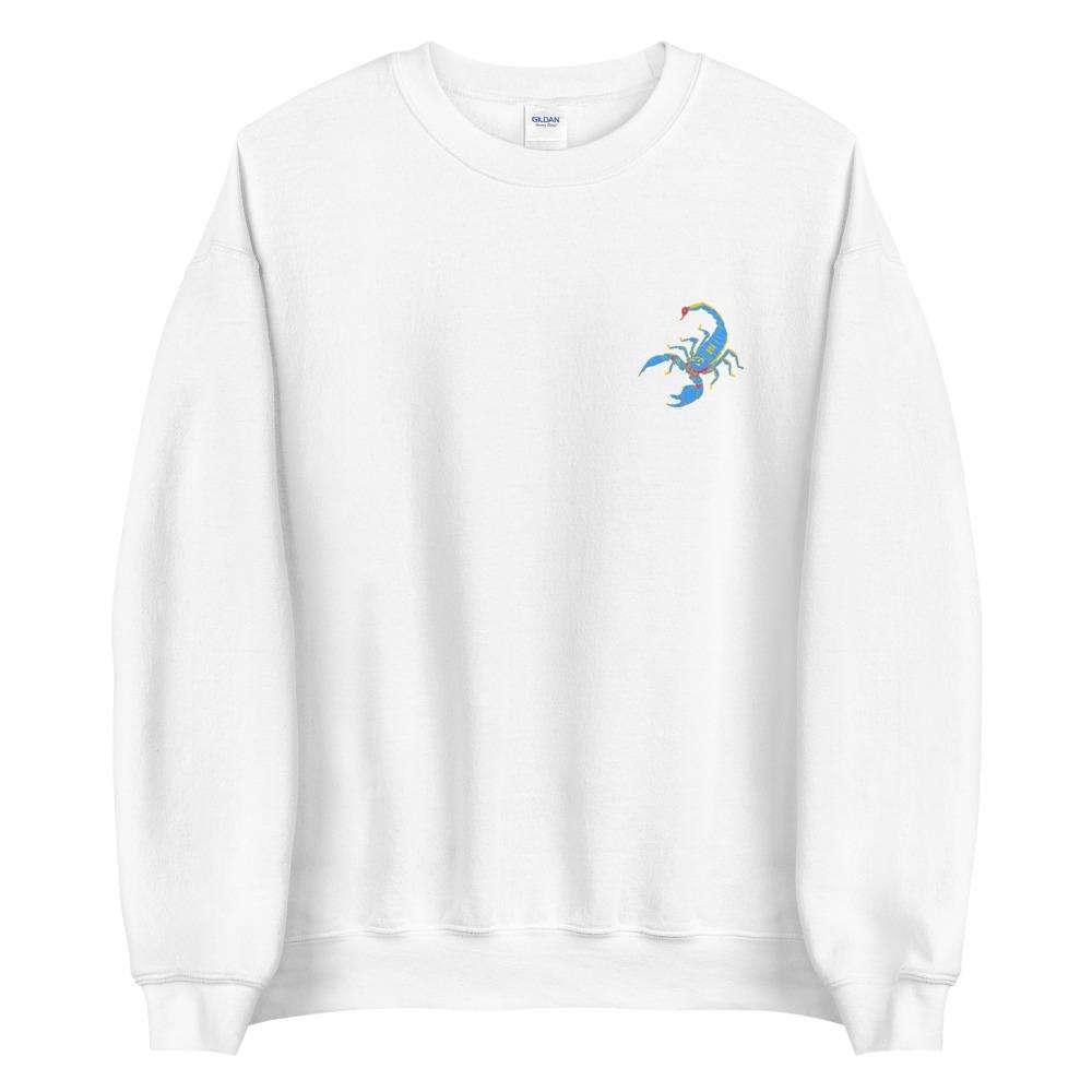 Scorpion Embroidered Crewneck Sweatshirt - HAYLEY ELSAESSER 