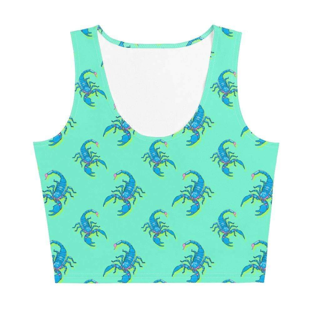 Scorpion Print Crop Tank - HAYLEY ELSAESSER 