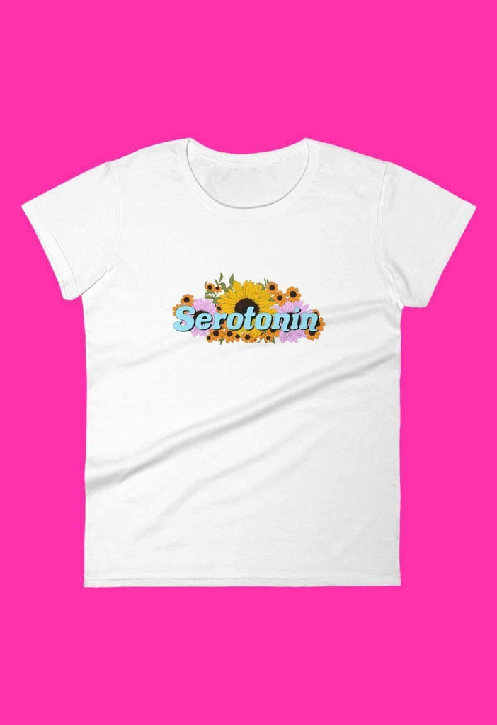 Serotonin Fitted Baby Tee - HAYLEY ELSAESSER 