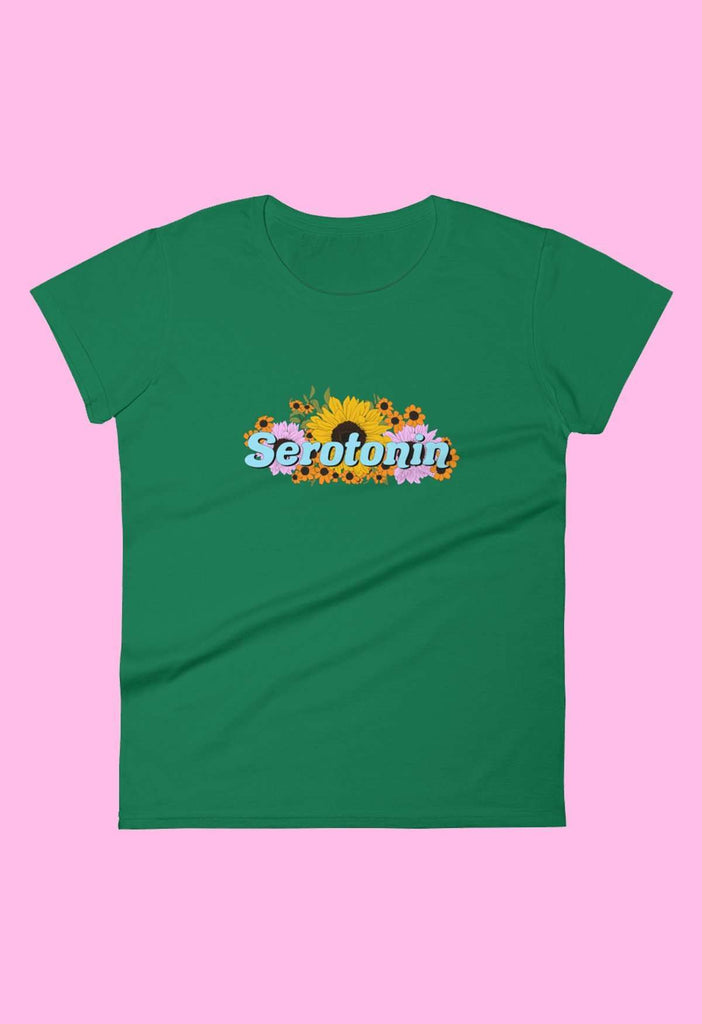 Serotonin Fitted Baby Tee - HAYLEY ELSAESSER 