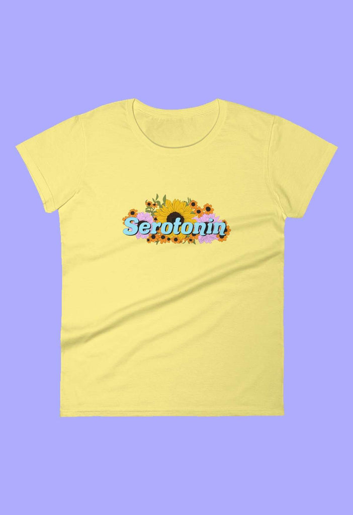 Serotonin Fitted Baby Tee - HAYLEY ELSAESSER 