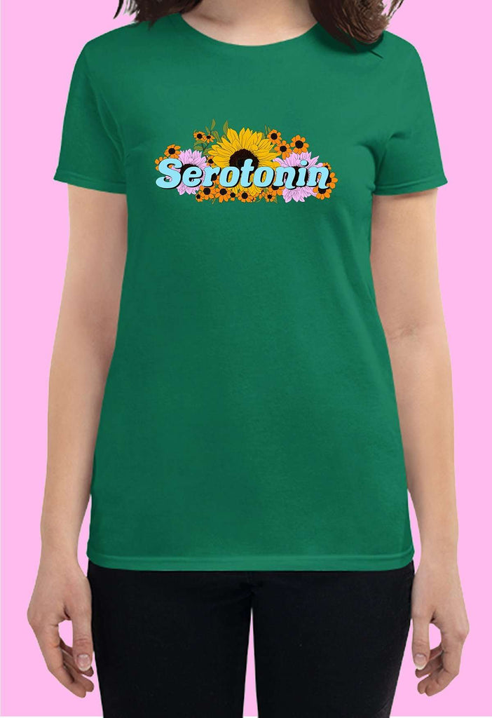 Serotonin Fitted Baby Tee - HAYLEY ELSAESSER 